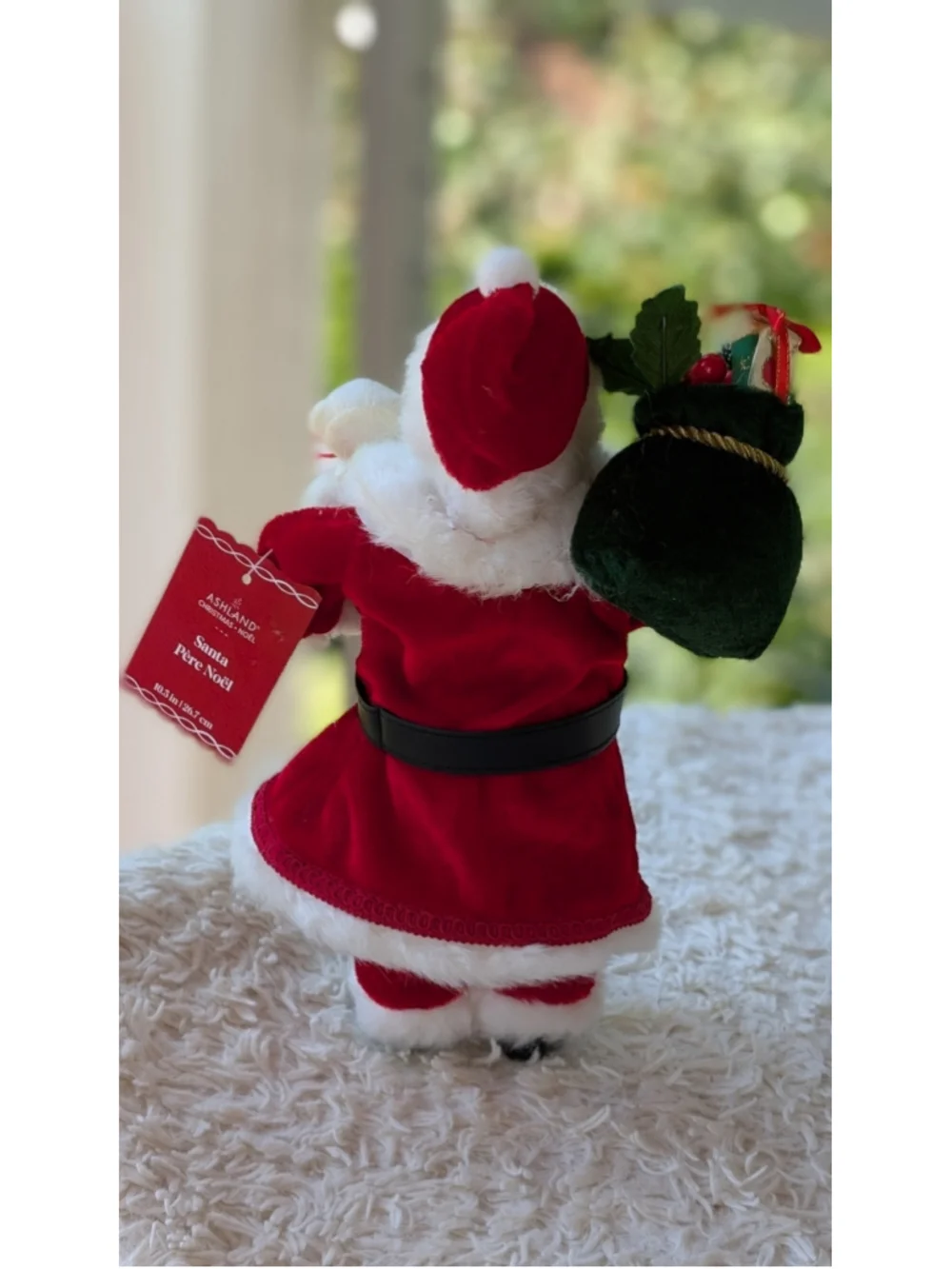 Ashland Christmas Santa Decor Figurine One Size Red White